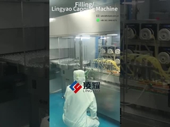 자동 충전 및 캡 기계 100-200 BPM 생산성 GMP 표준을 충족