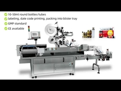 Ampoule 및 Vial 라벨링 머신 터치 스크린과 PLC로 고 정밀 라벨링