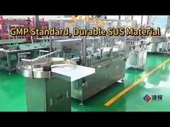 구강 용액 포장 라인 제조자, 50-200ml 병을 채우기- 덮기- 라벨링 시스템