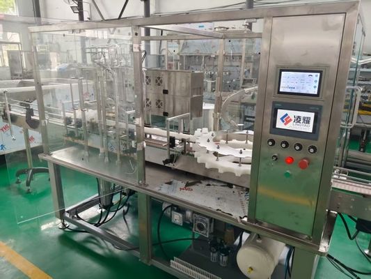 구입하다 세라믹 펌프와 세르보 제어 시스템과 함께 자동 플라시 액체 충전 및 캡 기계 (50ml - 500ml) 온라인 제품