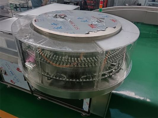 고속 2~50ml 수직 초음파 식구 세척기 3000~6000BPH cGMP 준수, 낮은 파열, WFI & CA 0.22μm 필터레이션