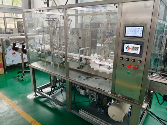 Pesticide Filling Machine for 500-1500ml Plastic/Glass Bottles with No-Bottle No-Fill, No-Cap, No-Stop, Drip Protection, Automatic Alarm, and Shutdown Features