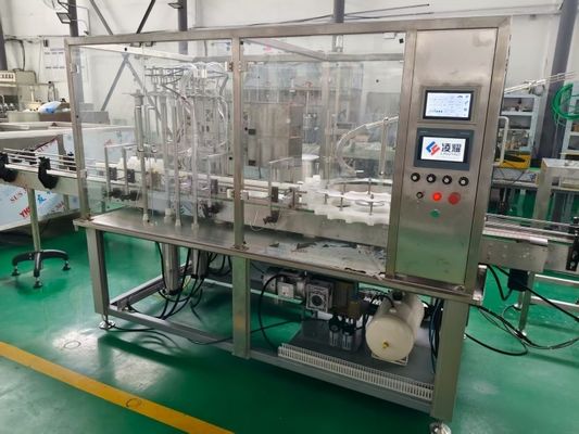 Automatic Pesticide Filler, Bottle Filling Machine for Pesticides Suitable for 500-1500ml PET Bottles, Accuracy ±0.5%, Compliant with GMP and FDA Standards