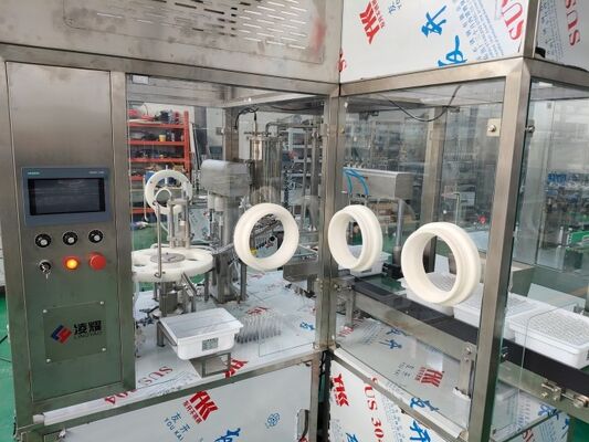医薬品製造ラインにおけるガラス管カートリッジ液体充填・密封、無菌バイアル充填、キャッピング、カプセル化（1-5ml）